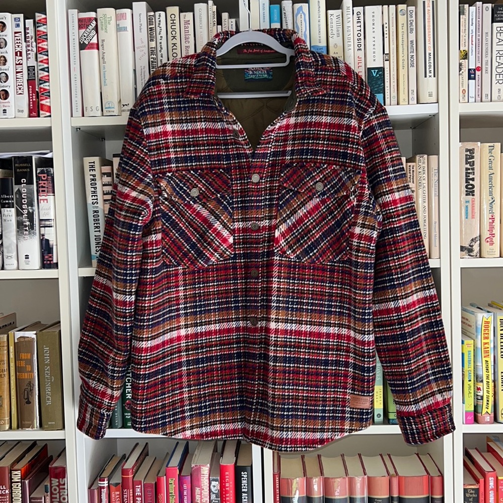 SCOTCH & SODA PADDED WOOL-BLEND OVERSHIRT Jacket